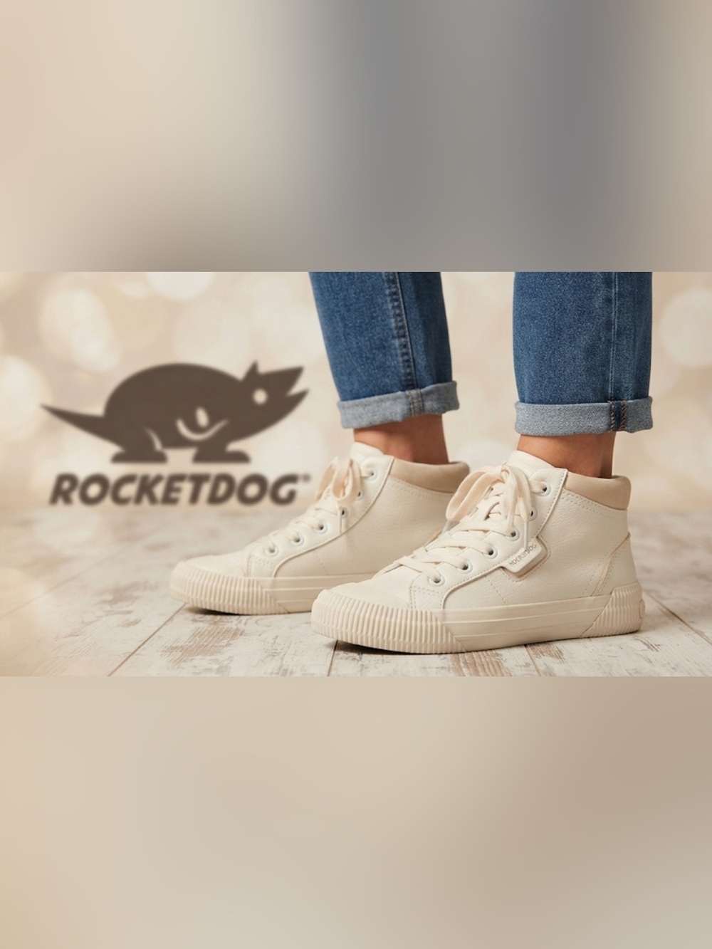 Authentic Rocket Dog signature high top sneakers sz 6